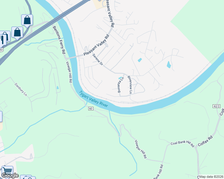 map of restaurants, bars, coffee shops, grocery stores, and more near 98 Aztec Ct in Pleasant Valley
