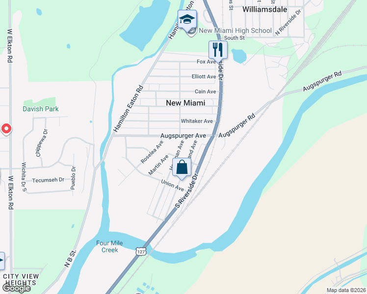map of restaurants, bars, coffee shops, grocery stores, and more near 30 Howman Avenue in Hamilton