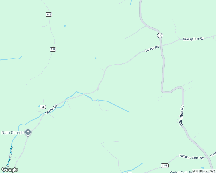 map of restaurants, bars, coffee shops, grocery stores, and more near 1716 Levels Road in Fairmont