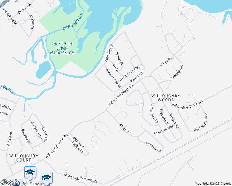 map of restaurants, bars, coffee shops, grocery stores, and more near 3047 Ebbtide Drive in Edgewood