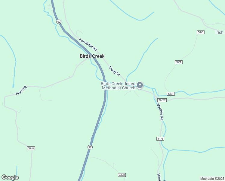 map of restaurants, bars, coffee shops, grocery stores, and more near 36 Birds Creek Road in Newburg