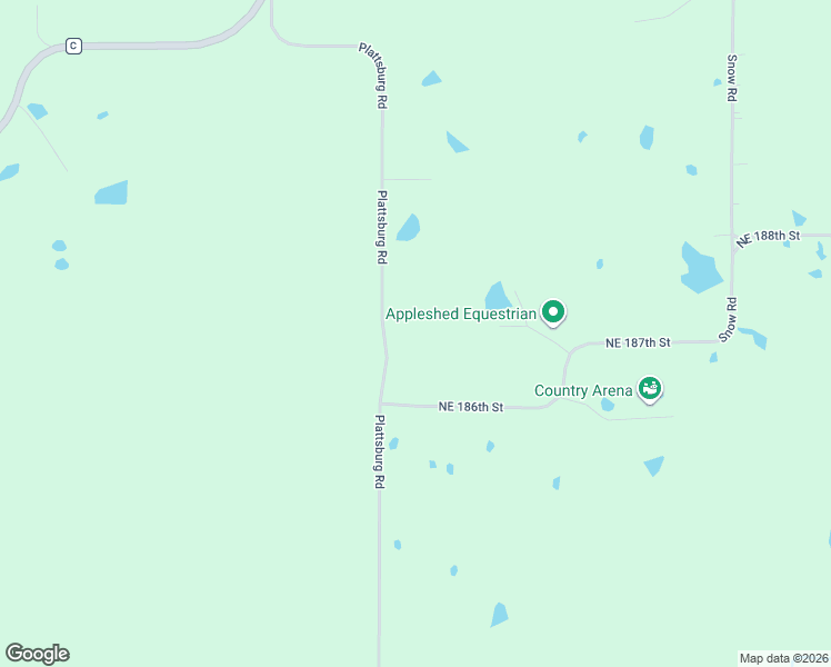 map of restaurants, bars, coffee shops, grocery stores, and more near 18703 Plattsburg Road in Holt