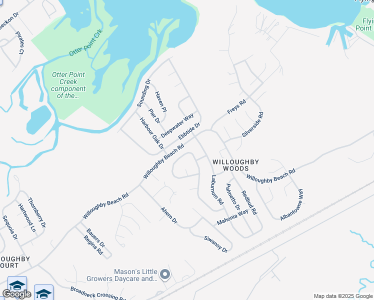 map of restaurants, bars, coffee shops, grocery stores, and more near 427 Winterberry Drive in Edgewood