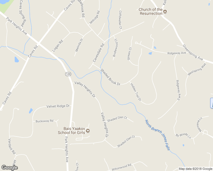 map of restaurants, bars, coffee shops, grocery stores, and more near 2317 Shaded Brook Drive in Owings Mills