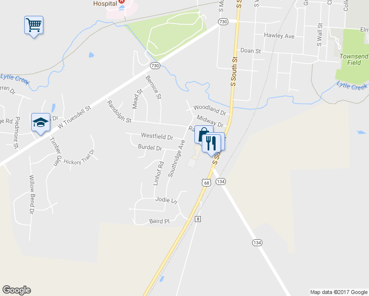 map of restaurants, bars, coffee shops, grocery stores, and more near 910 Southridge Avenue in Wilmington