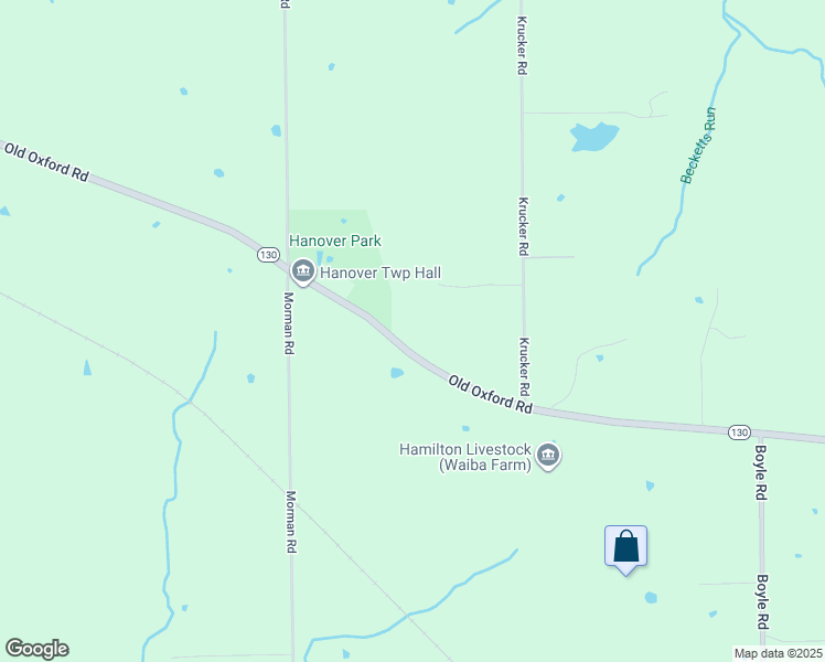 map of restaurants, bars, coffee shops, grocery stores, and more near 2436 Old Oxford Road in Hamilton