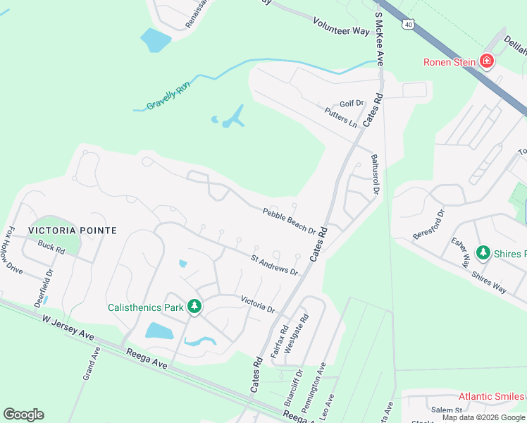 map of restaurants, bars, coffee shops, grocery stores, and more near 294 Pebble Beach Drive in Hamilton