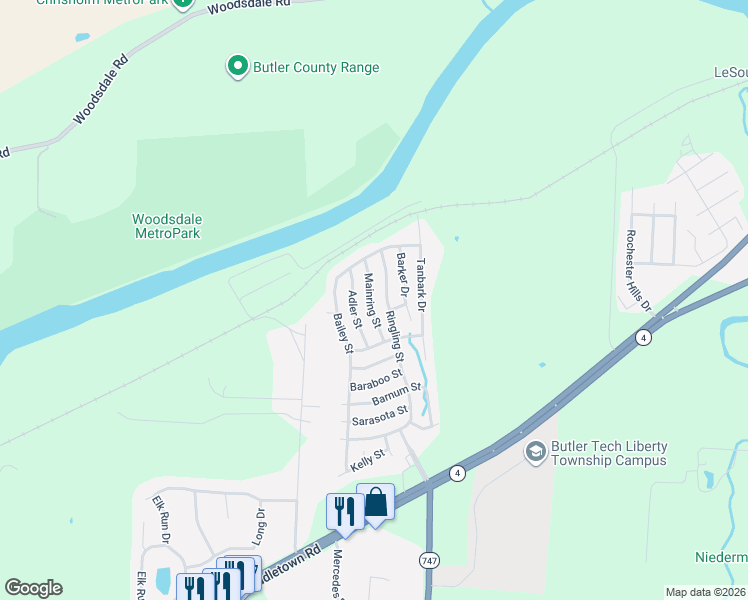 map of restaurants, bars, coffee shops, grocery stores, and more near 200-298 Mainring St in Hamilton