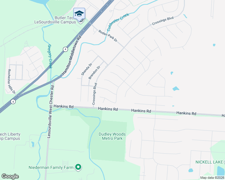 map of restaurants, bars, coffee shops, grocery stores, and more near 767 Griffin Lane in Monroe