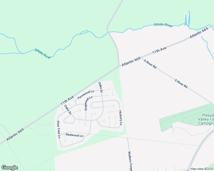 map of restaurants, bars, coffee shops, grocery stores, and more near 5 Clark Court in Atlantic County