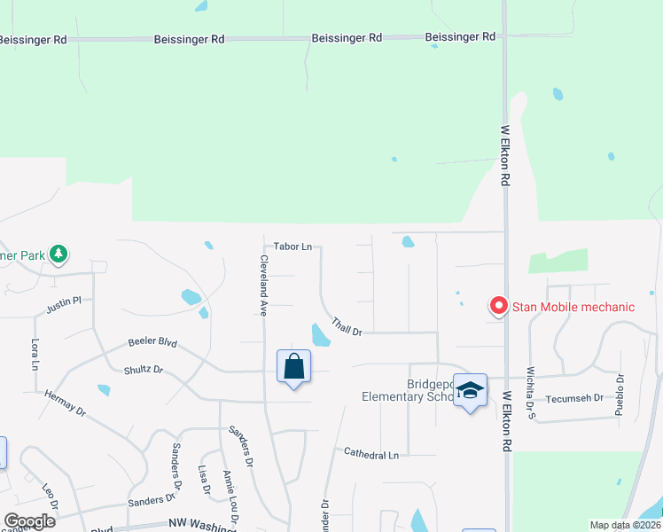 map of restaurants, bars, coffee shops, grocery stores, and more near 1784 Thall Drive in Hamilton