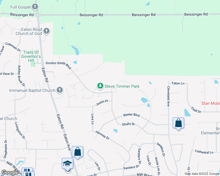 map of restaurants, bars, coffee shops, grocery stores, and more near 708 Gordon Smith Boulevard in Hamilton