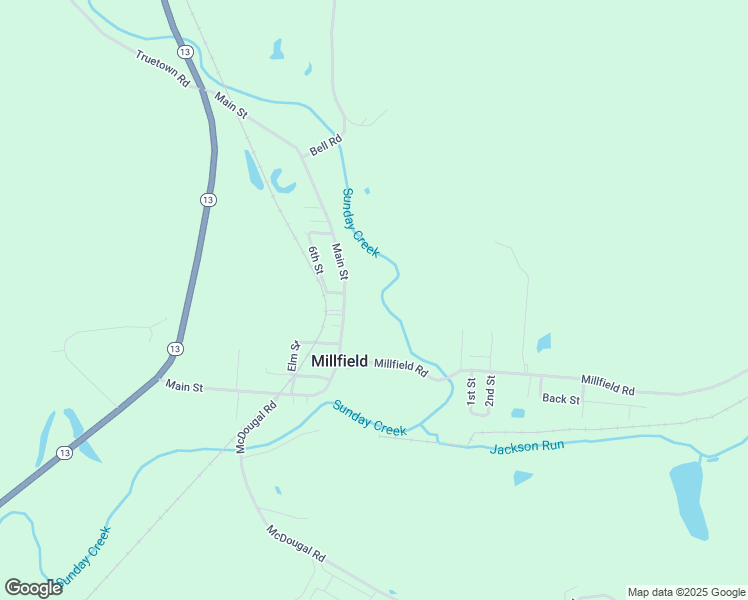 map of restaurants, bars, coffee shops, grocery stores, and more near in Millfield