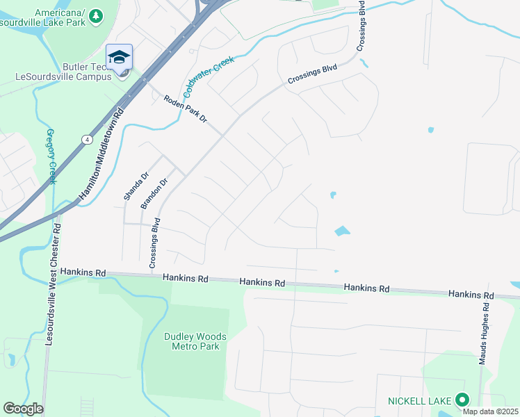 map of restaurants, bars, coffee shops, grocery stores, and more near 628 Babbling Brooke Drive in Monroe