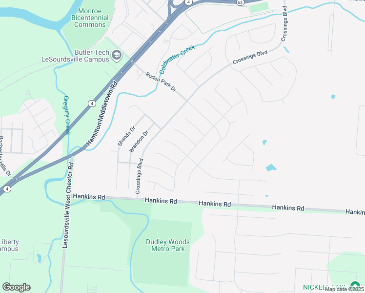 map of restaurants, bars, coffee shops, grocery stores, and more near 803 Morgan Drive in Monroe
