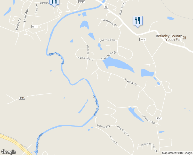 map of restaurants, bars, coffee shops, grocery stores, and more near 62 Niblick Court in Martinsburg
