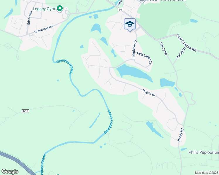 map of restaurants, bars, coffee shops, grocery stores, and more near 62 Niblick Court in Martinsburg