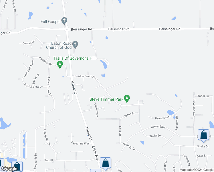 map of restaurants, bars, coffee shops, grocery stores, and more near 824 Gordon Smith Boulevard in Hamilton