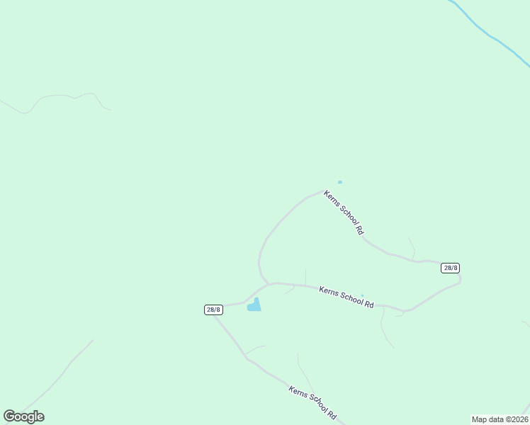 map of restaurants, bars, coffee shops, grocery stores, and more near 2932 Kerns School Road in Springfield