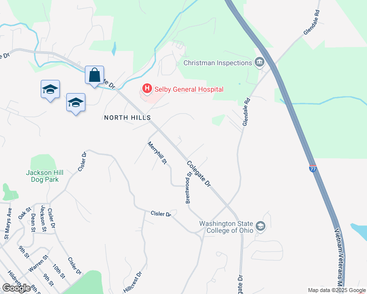 map of restaurants, bars, coffee shops, grocery stores, and more near 910 Colegate Drive in Marietta