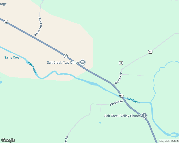 map of restaurants, bars, coffee shops, grocery stores, and more near 19148 Ohio 56 in Laurelville