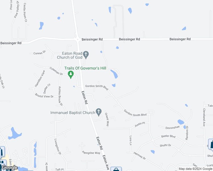 map of restaurants, bars, coffee shops, grocery stores, and more near 872 Gordon Smith Boulevard in Hamilton