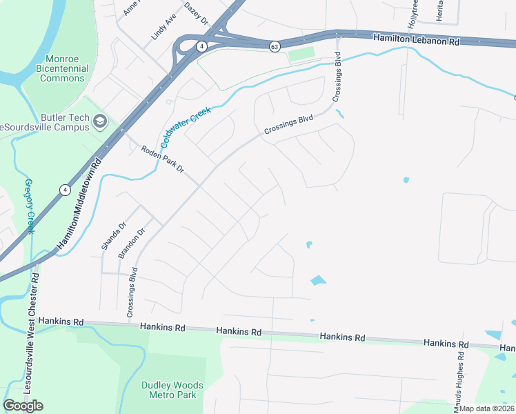 map of restaurants, bars, coffee shops, grocery stores, and more near 721 Sonya Court in Monroe