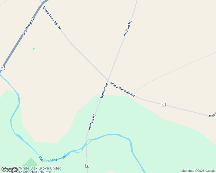 map of restaurants, bars, coffee shops, grocery stores, and more near 5777 Stafford Road in Washington Court House