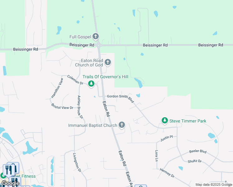 map of restaurants, bars, coffee shops, grocery stores, and more near 924 Gordon Smith Boulevard in Hamilton