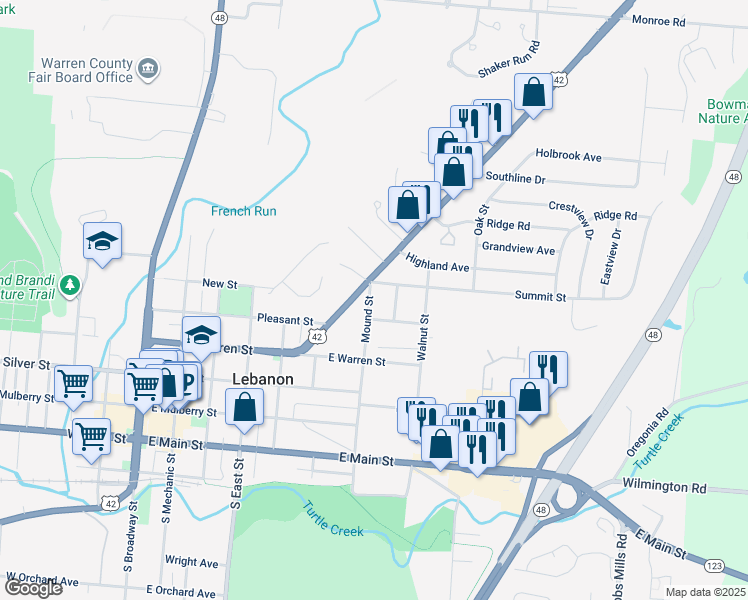 318 Mound Street, Lebanon OH Walk Score