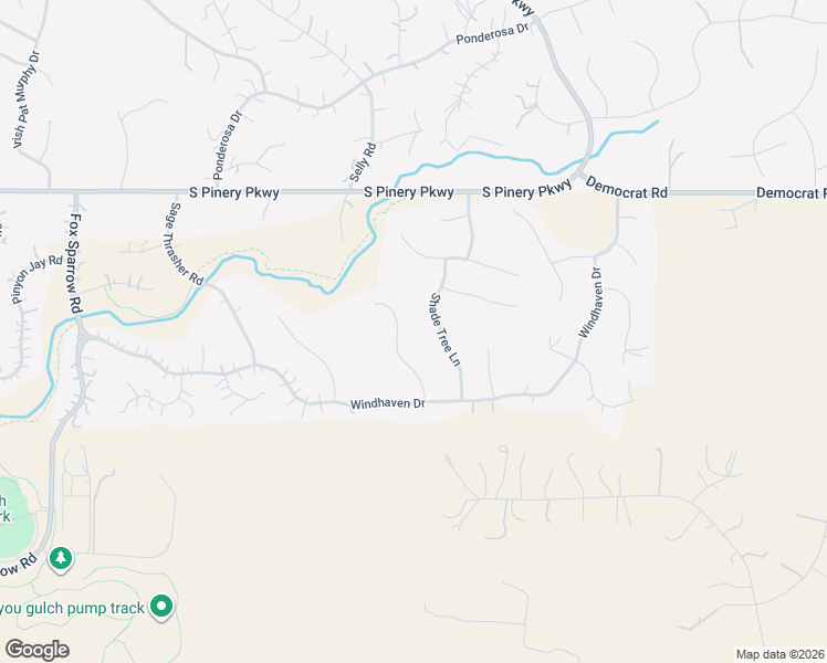 map of restaurants, bars, coffee shops, grocery stores, and more near 5204 Serene View Way in Parker