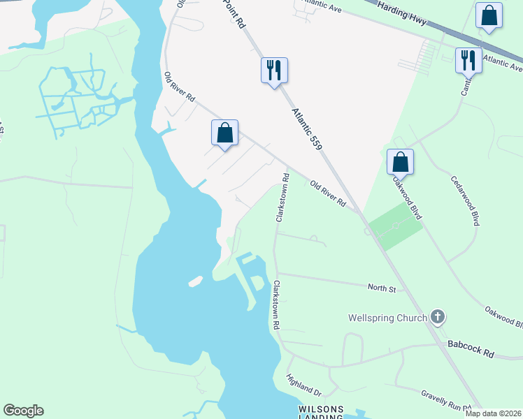 map of restaurants, bars, coffee shops, grocery stores, and more near 116 Post Road in Hamilton