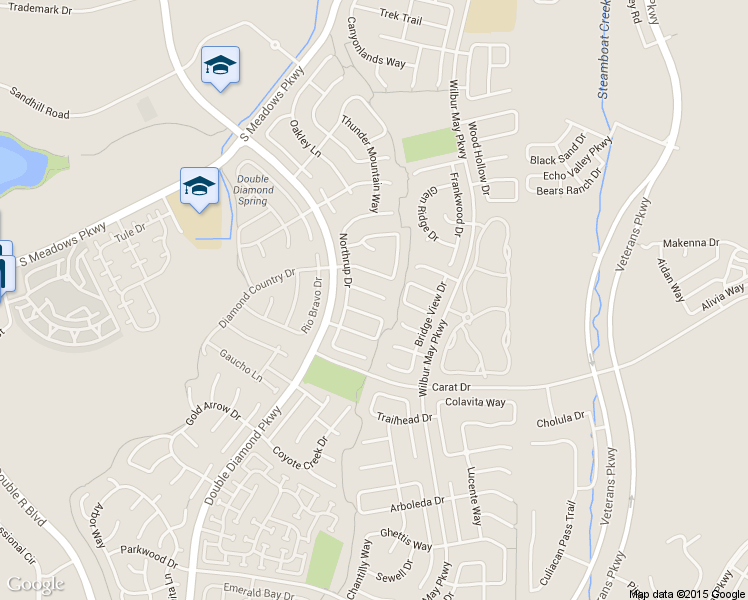 map of restaurants, bars, coffee shops, grocery stores, and more near 1635 Brentford Way in Reno
