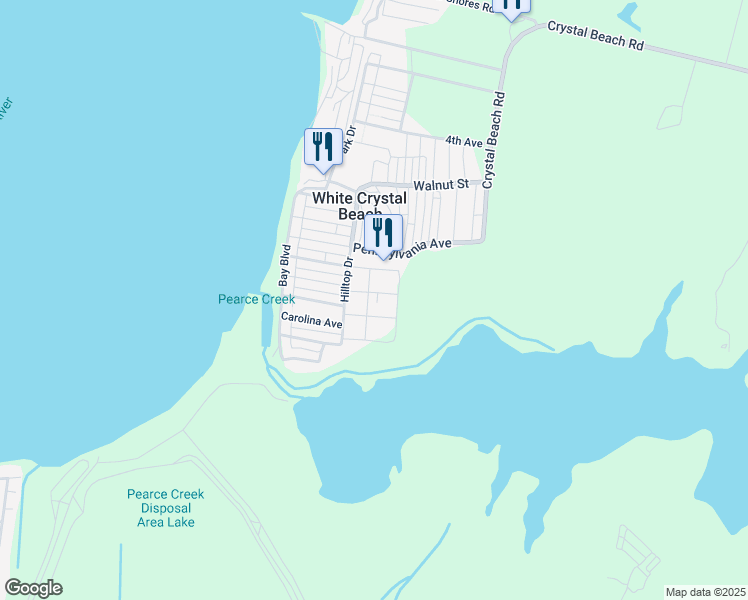 map of restaurants, bars, coffee shops, grocery stores, and more near 2 Manor Drive in Earleville