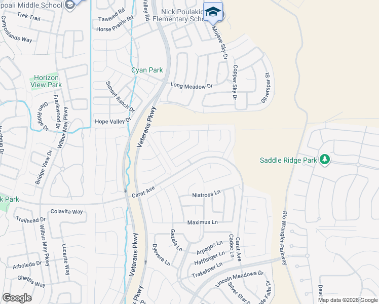 map of restaurants, bars, coffee shops, grocery stores, and more near 2240 Dominic Drive in Reno