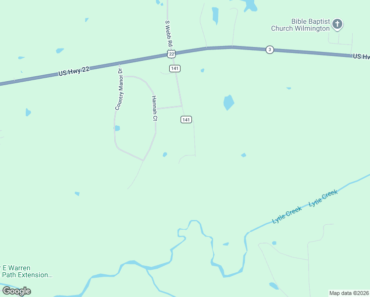 map of restaurants, bars, coffee shops, grocery stores, and more near 414 South Webb Road in Wilmington