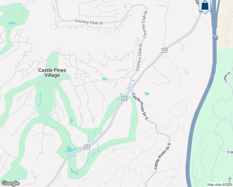 map of restaurants, bars, coffee shops, grocery stores, and more near 31 Albion Place in Castle Rock