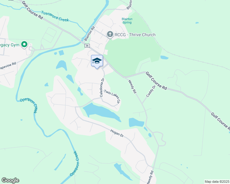 map of restaurants, bars, coffee shops, grocery stores, and more near 107 Twin Lakes Circle in Martinsburg