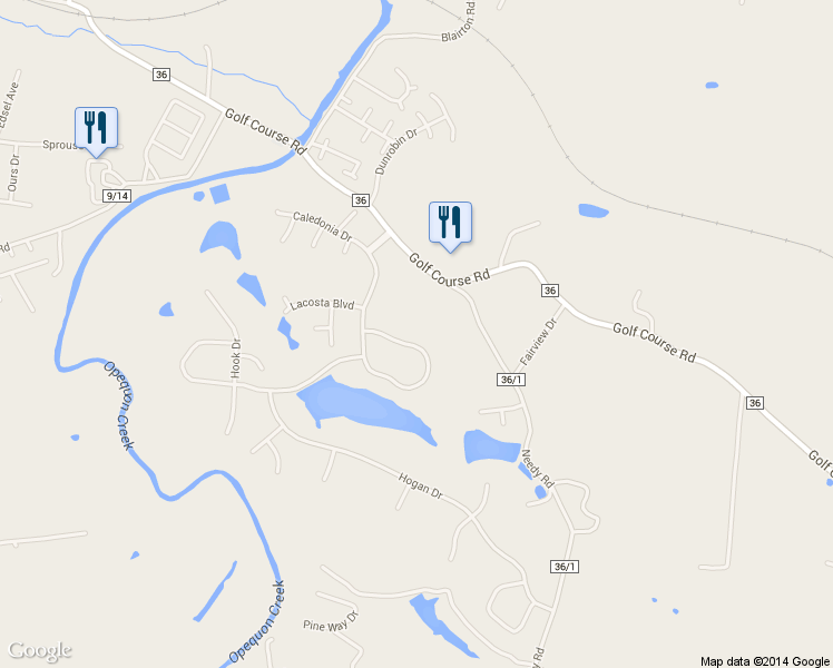 map of restaurants, bars, coffee shops, grocery stores, and more near 107 Twin Lakes Circle in Martinsburg