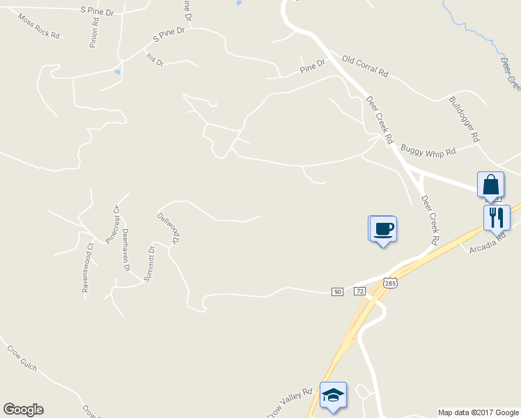 map of restaurants, bars, coffee shops, grocery stores, and more near 1440 Dellwood Drive in Bailey
