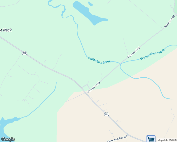 map of restaurants, bars, coffee shops, grocery stores, and more near 75 Pinewood Road in Earleville