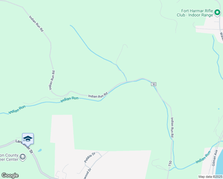 map of restaurants, bars, coffee shops, grocery stores, and more near Township Road 50 in Marietta