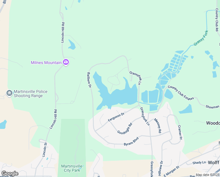 map of restaurants, bars, coffee shops, grocery stores, and more near 217 Boring Place in Martinsville
