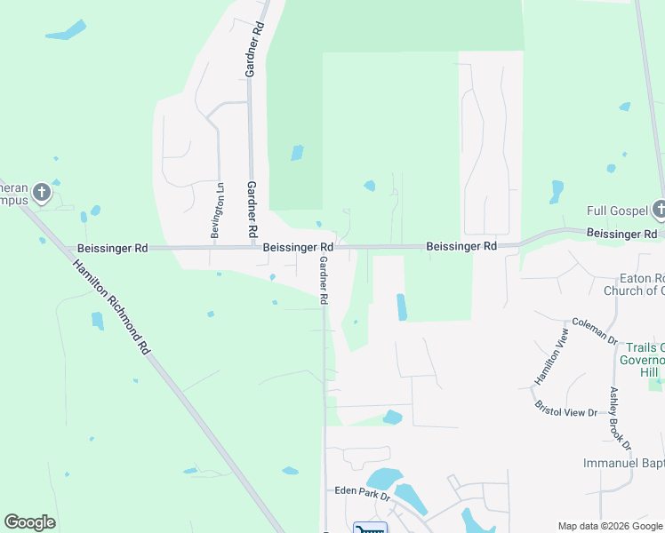 map of restaurants, bars, coffee shops, grocery stores, and more near 2094 Gardner Road in Hamilton