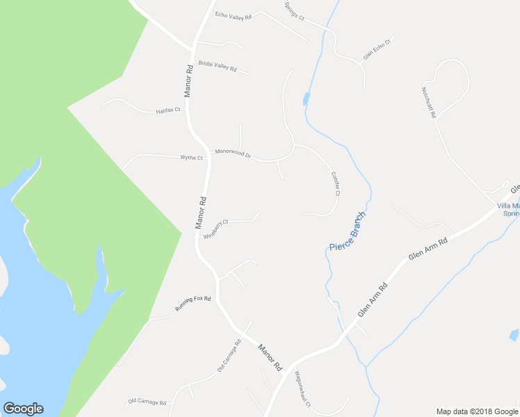 map of restaurants, bars, coffee shops, grocery stores, and more near 18 Wineberry Court in Glen Arm