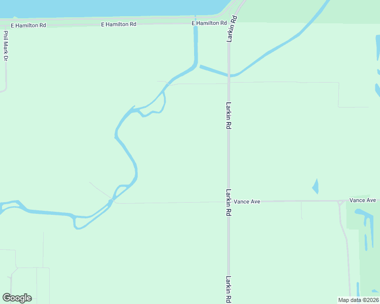 map of restaurants, bars, coffee shops, grocery stores, and more near 3781 Larkin Road in Biggs