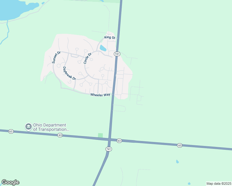 map of restaurants, bars, coffee shops, grocery stores, and more near 3862 Anderson Street in Lebanon