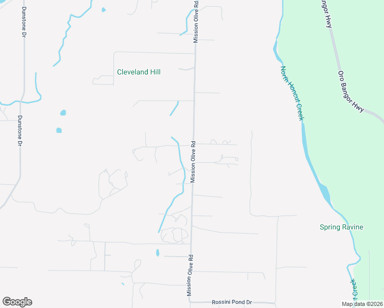 map of restaurants, bars, coffee shops, grocery stores, and more near 732 Mission Olive Road in Oroville