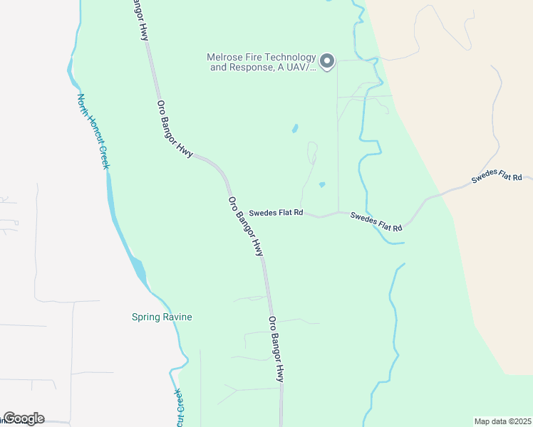 map of restaurants, bars, coffee shops, grocery stores, and more near 0 Swedes Flat Road in Oroville