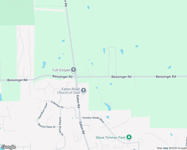 map of restaurants, bars, coffee shops, grocery stores, and more near 589 Beissinger Road in Hamilton
